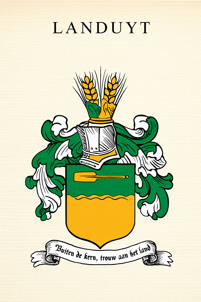 Familiewapen van de achternaam LANDUYT