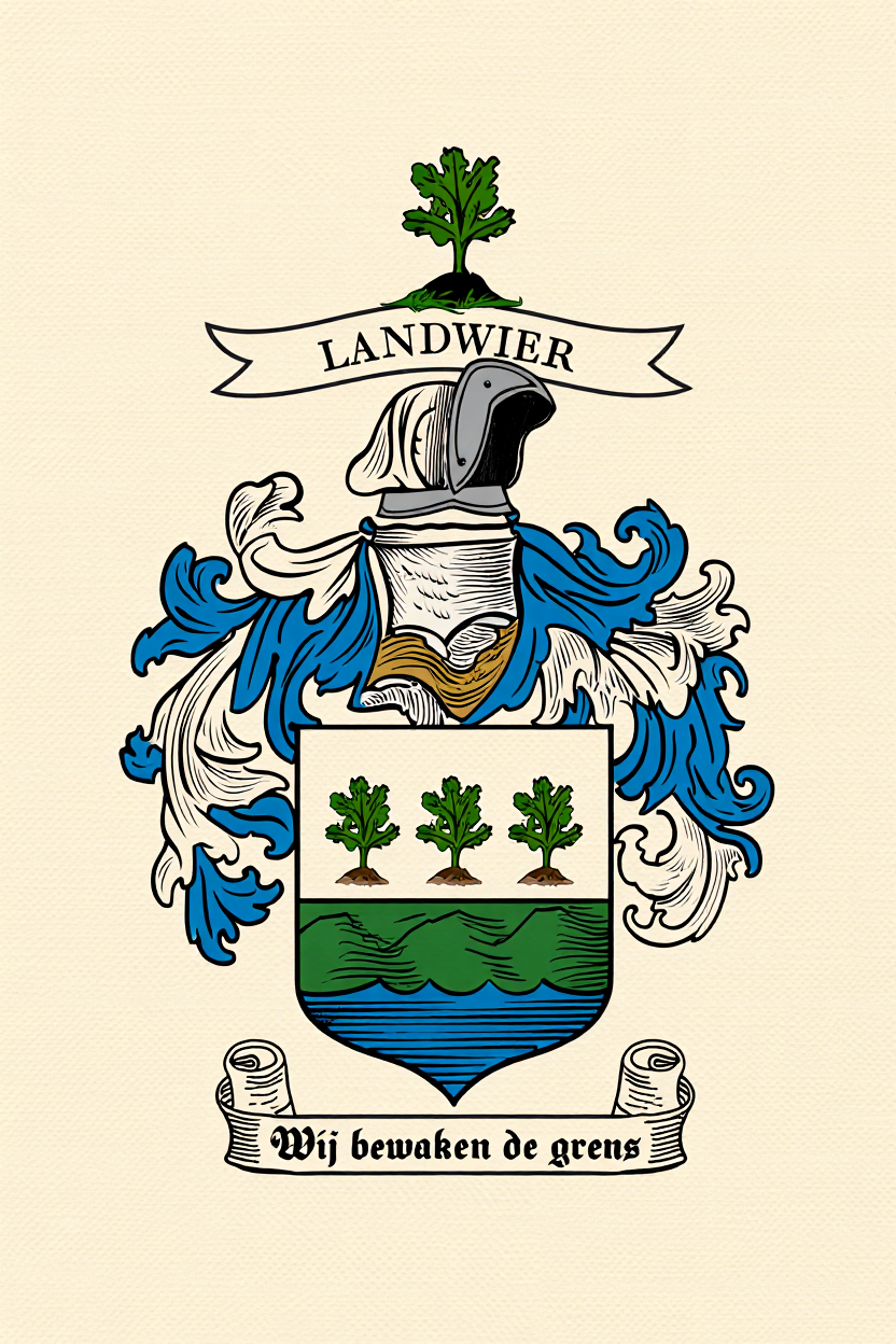 Familiewapen van de achternaam LANDWIER