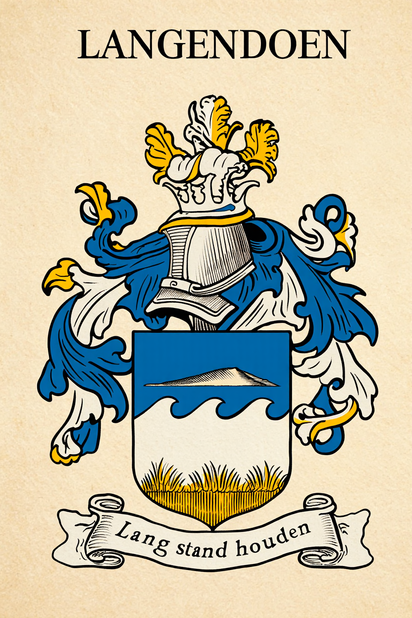 Familiewapen van de achternaam LANGENDOEN