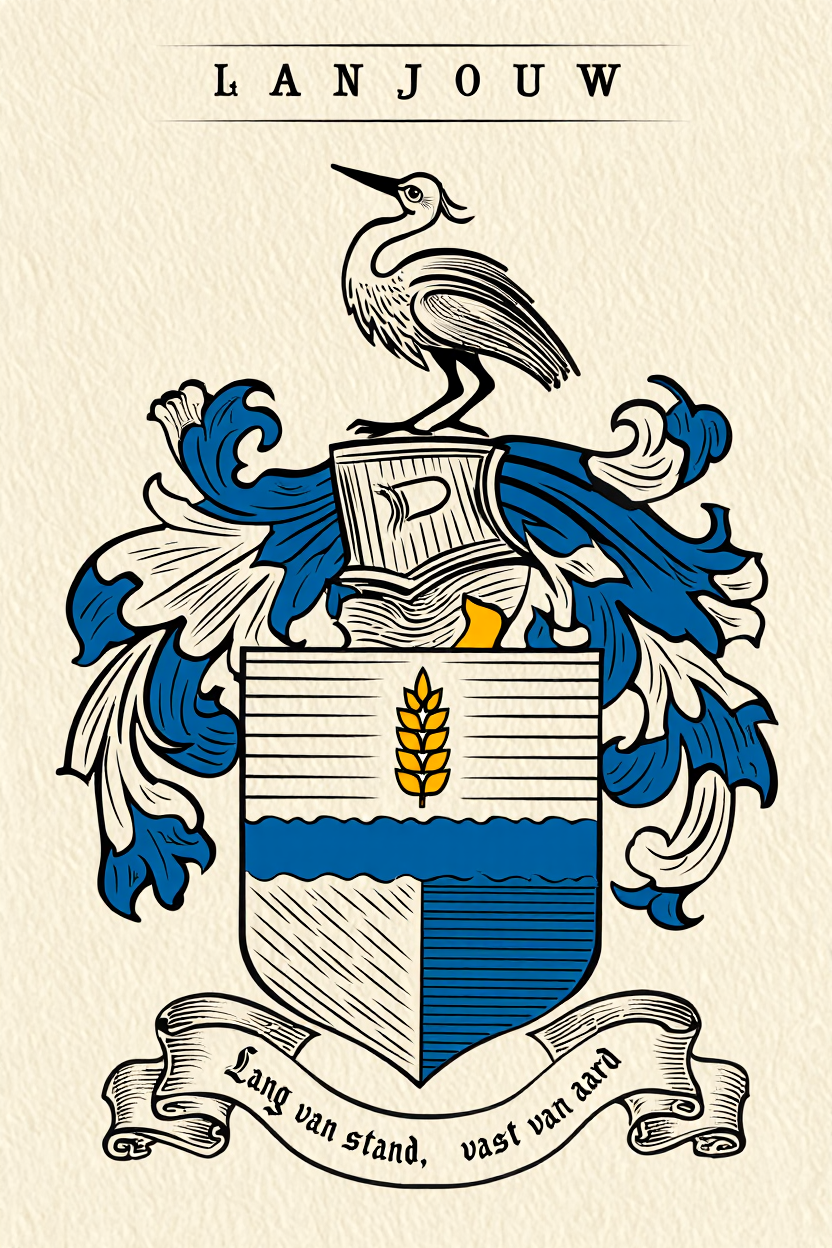 Familiewapen van de achternaam LANJOUW