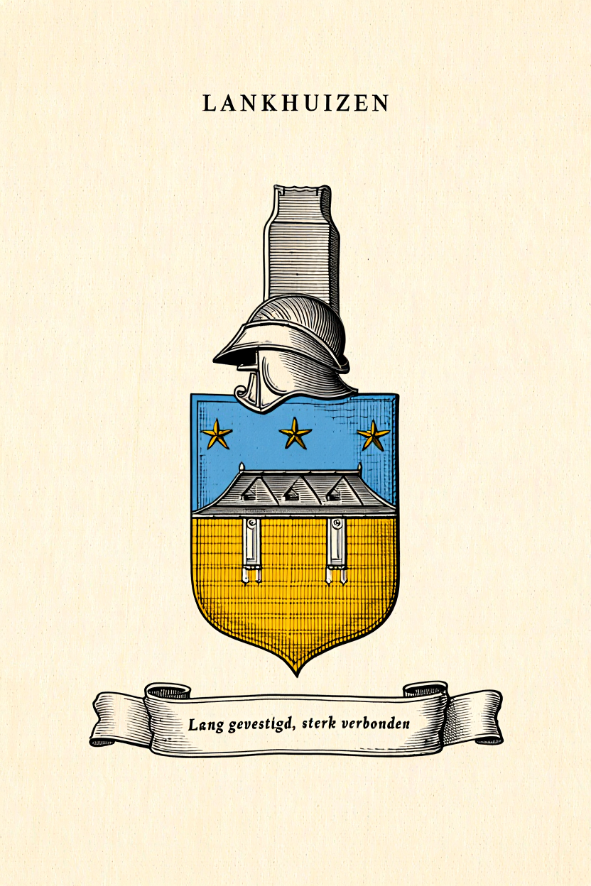 Familiewapen van de achternaam LANKHUIZEN (vergrendeld)