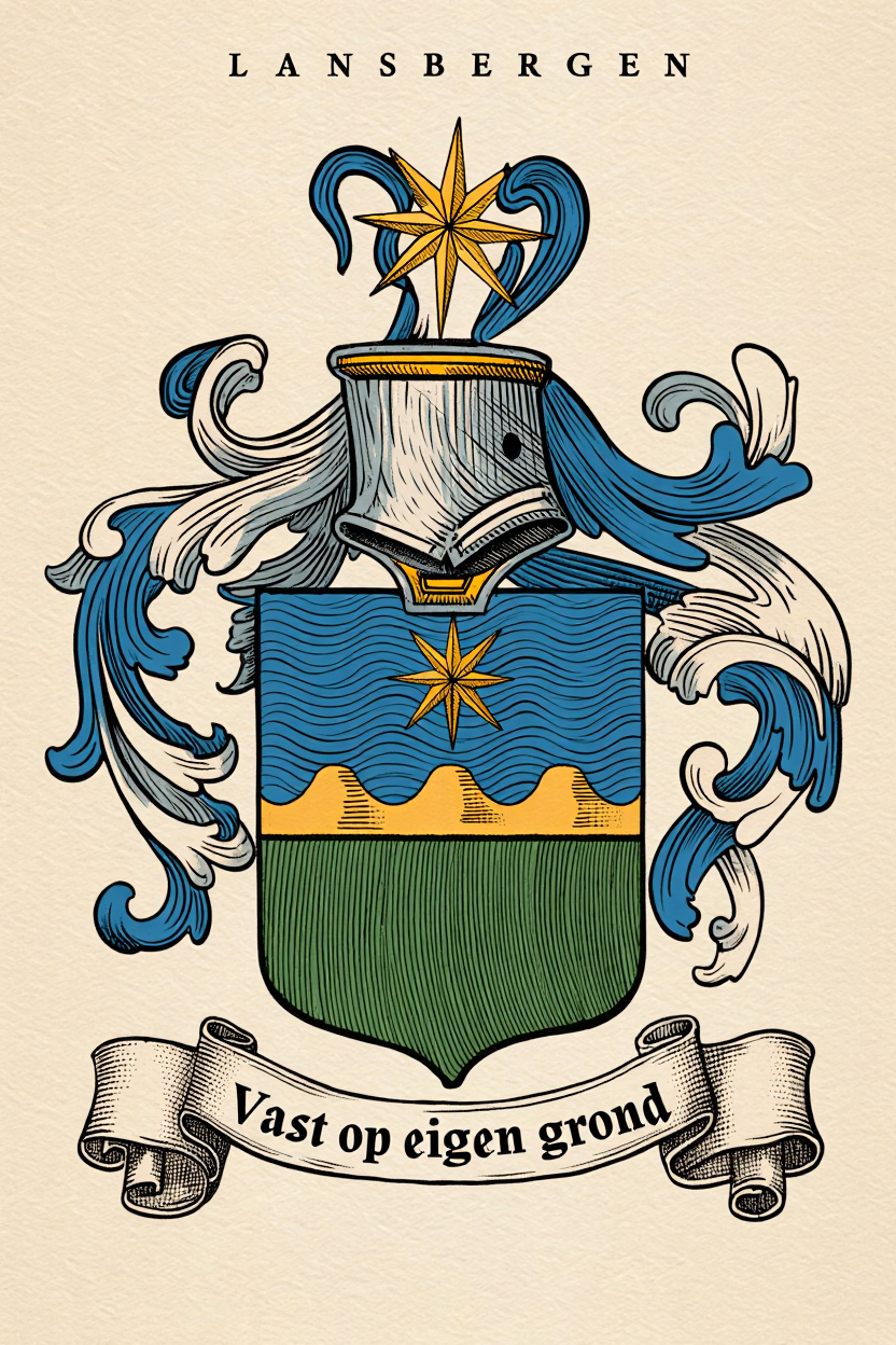 Familiewapen van de achternaam LANSBERGEN
