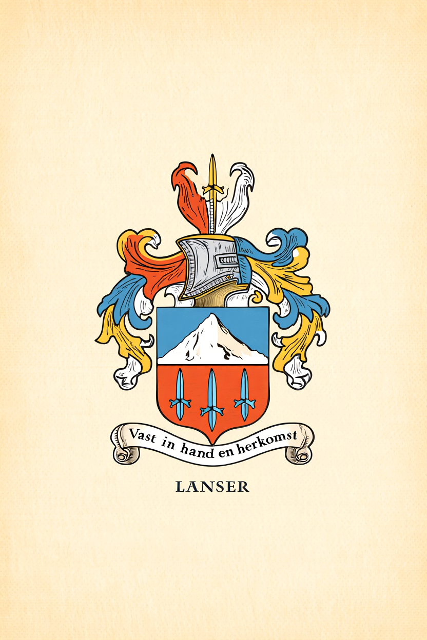 Familiewapen van de achternaam LANSER