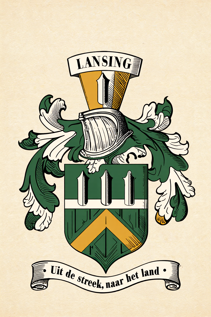 Familiewapen van de achternaam LANSING