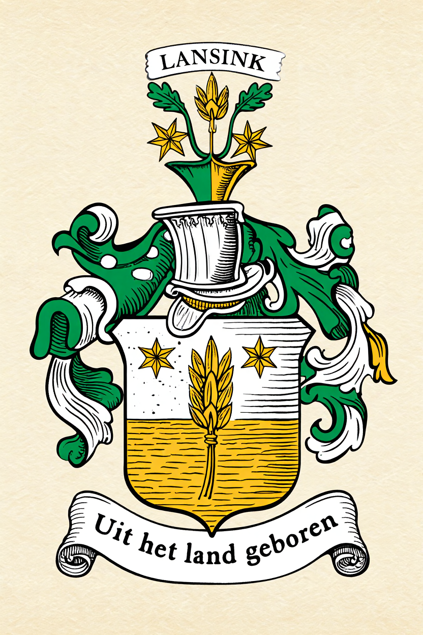Familiewapen van de achternaam LANSINK
