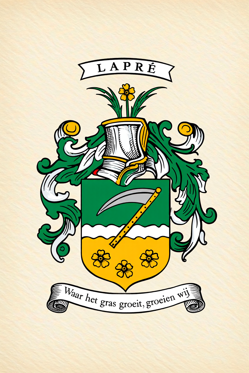 Familiewapen van de achternaam LAPRÉ