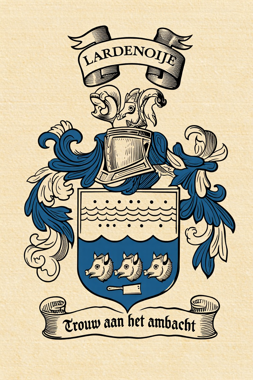Familiewapen van de achternaam LARDENOIJE