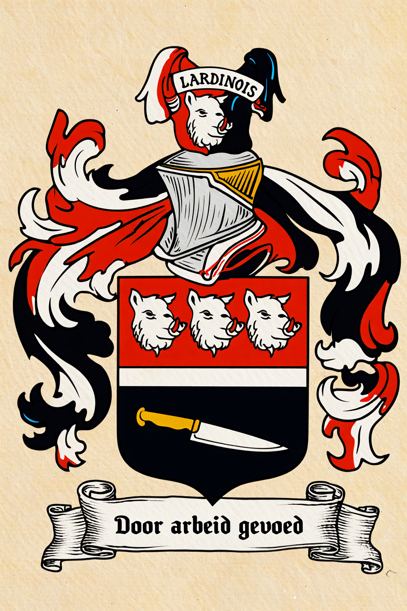 Familiewapen van de achternaam LARDINOIS