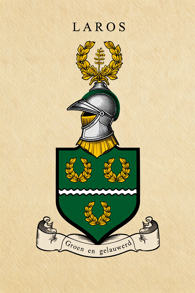 Familiewapen van de achternaam LAROS