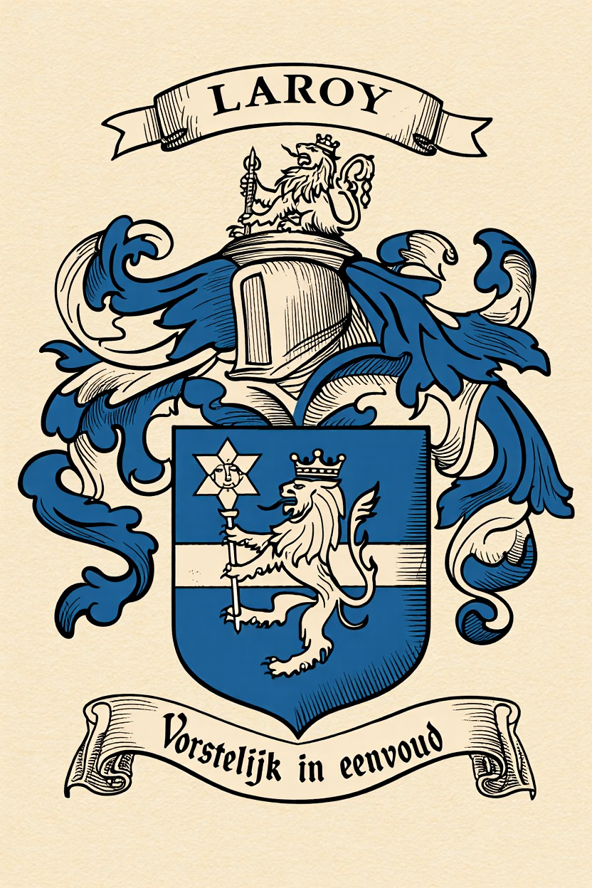 Familiewapen van de achternaam LAROY