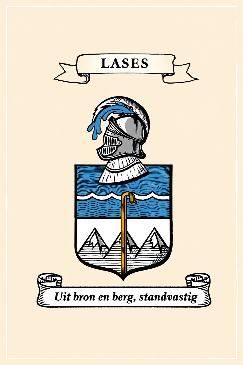 Familiewapen van de achternaam LASES