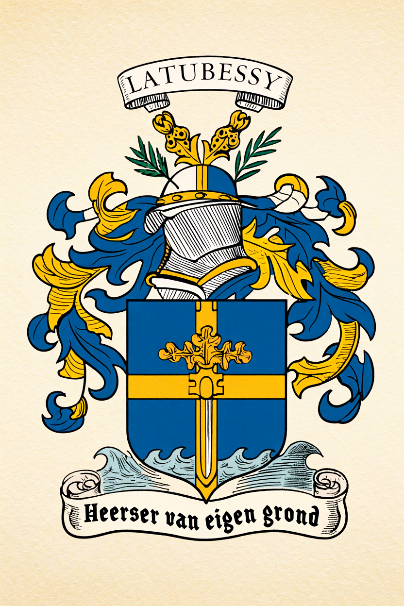 Familiewapen van de achternaam LATUBESSY