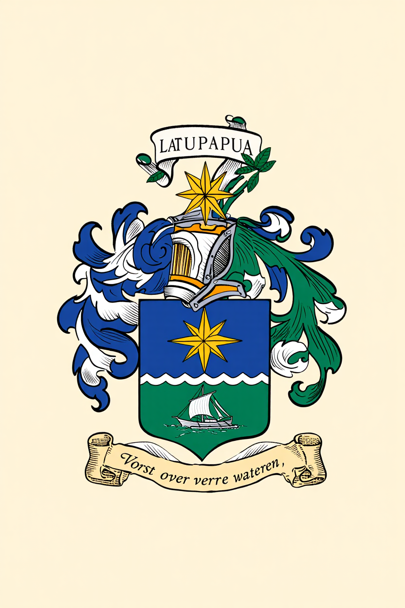 Familiewapen van de achternaam LATUPAPUA