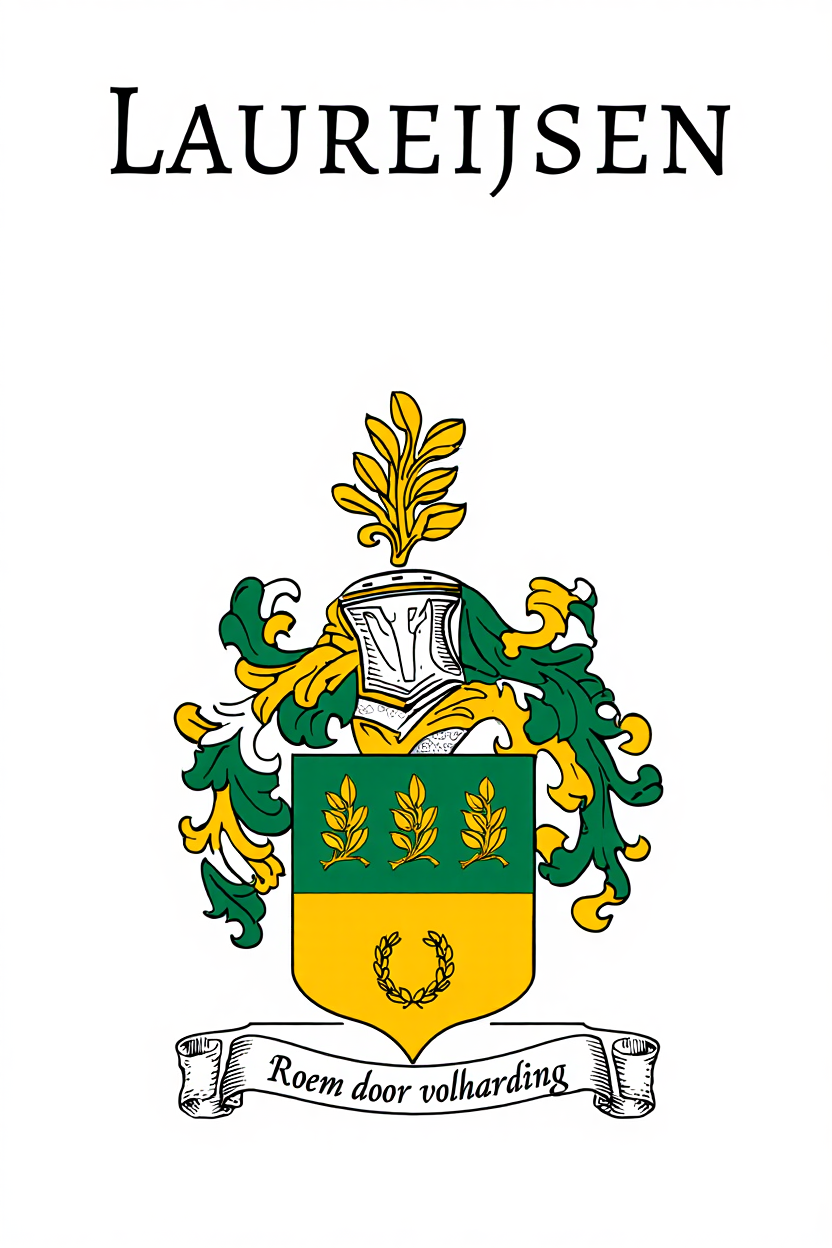 Familiewapen van de achternaam LAUREIJSEN (vergrendeld)