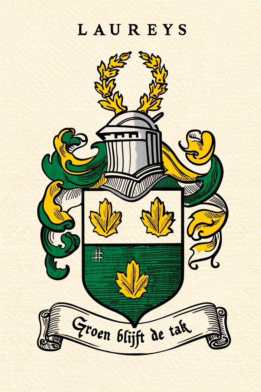 Familiewapen van de achternaam LAUREYS (vergrendeld)
