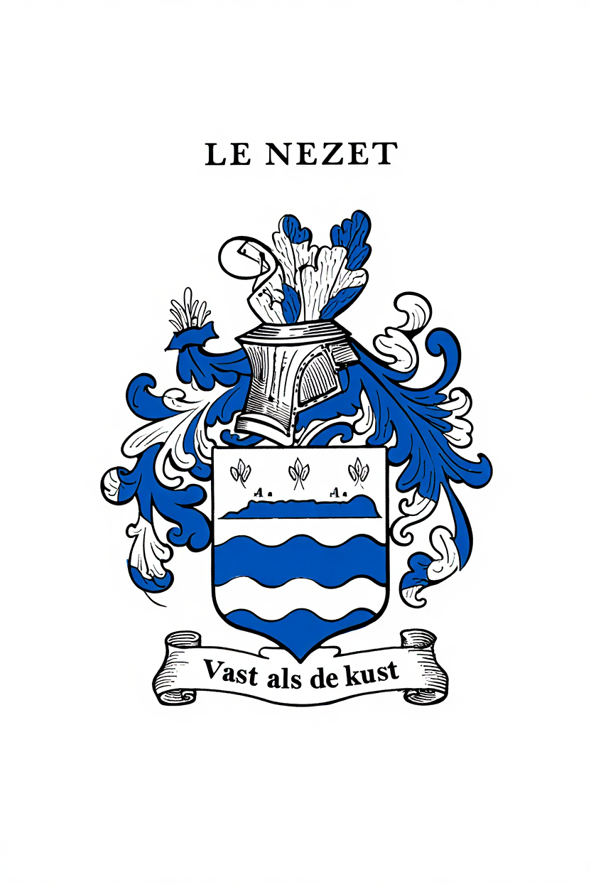 Familiewapen van de achternaam LE NEZET