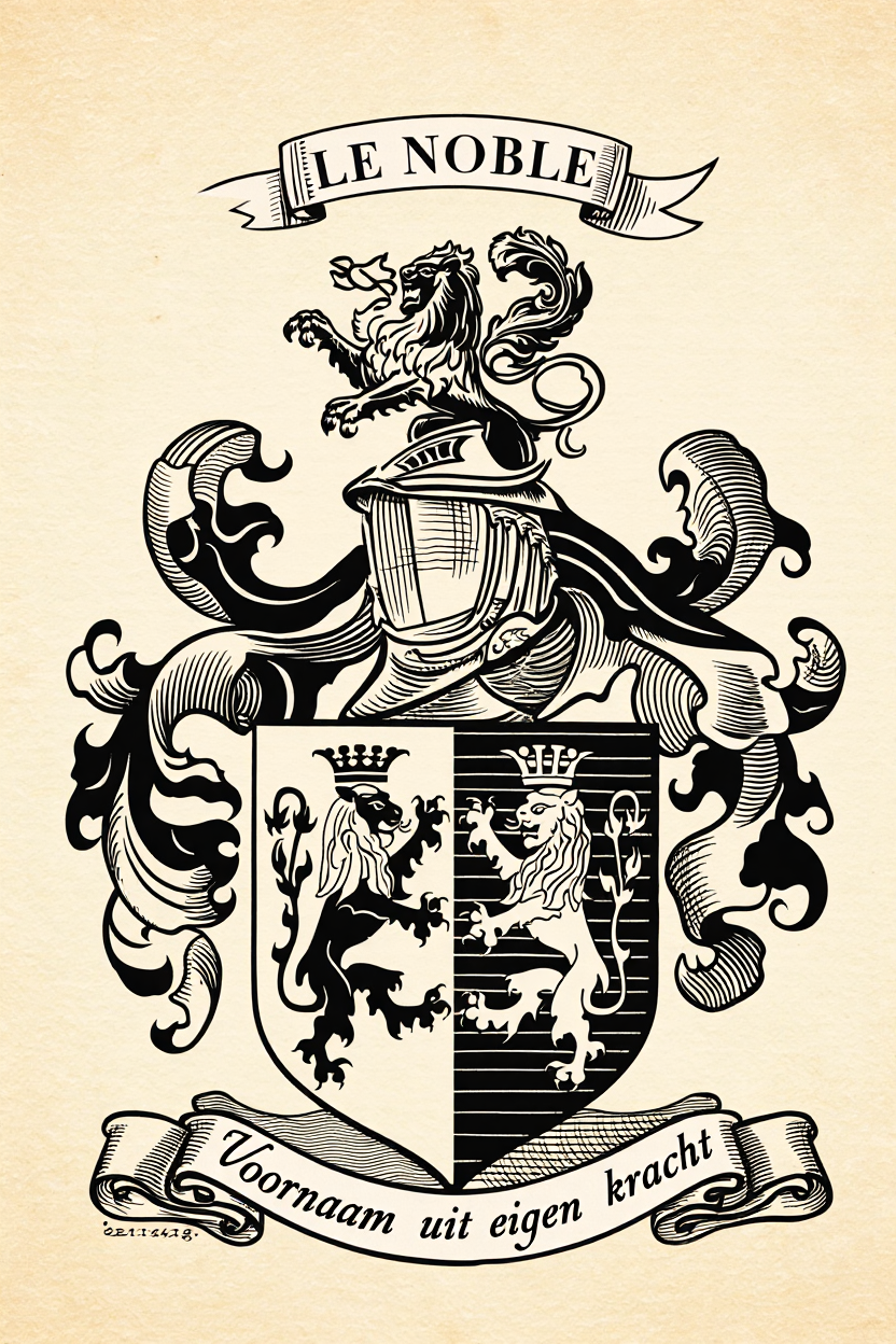 Familiewapen van de achternaam LE NOBLE