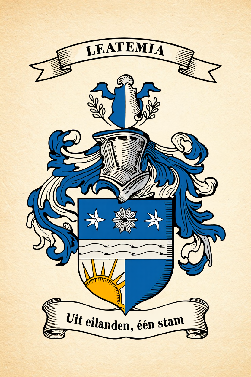 Familiewapen van de achternaam LEATEMIA