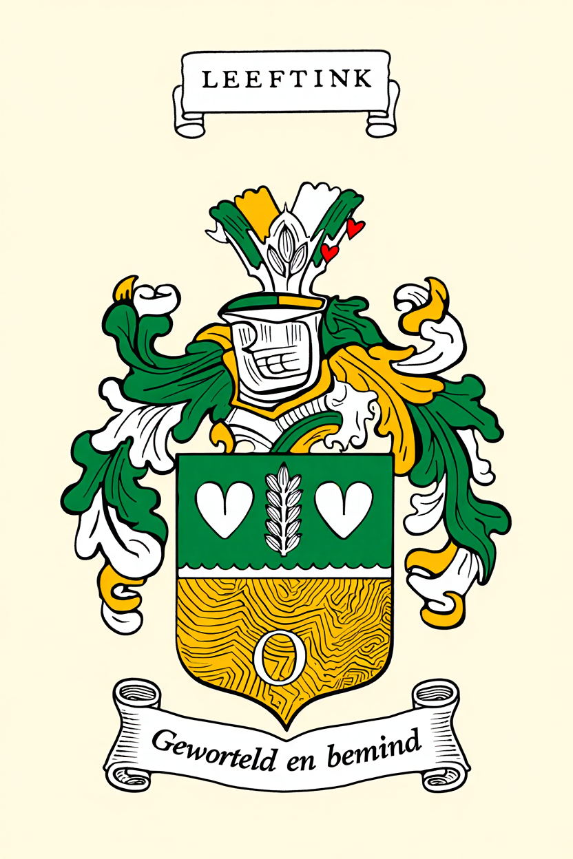 Familiewapen van de achternaam LEEFTINK