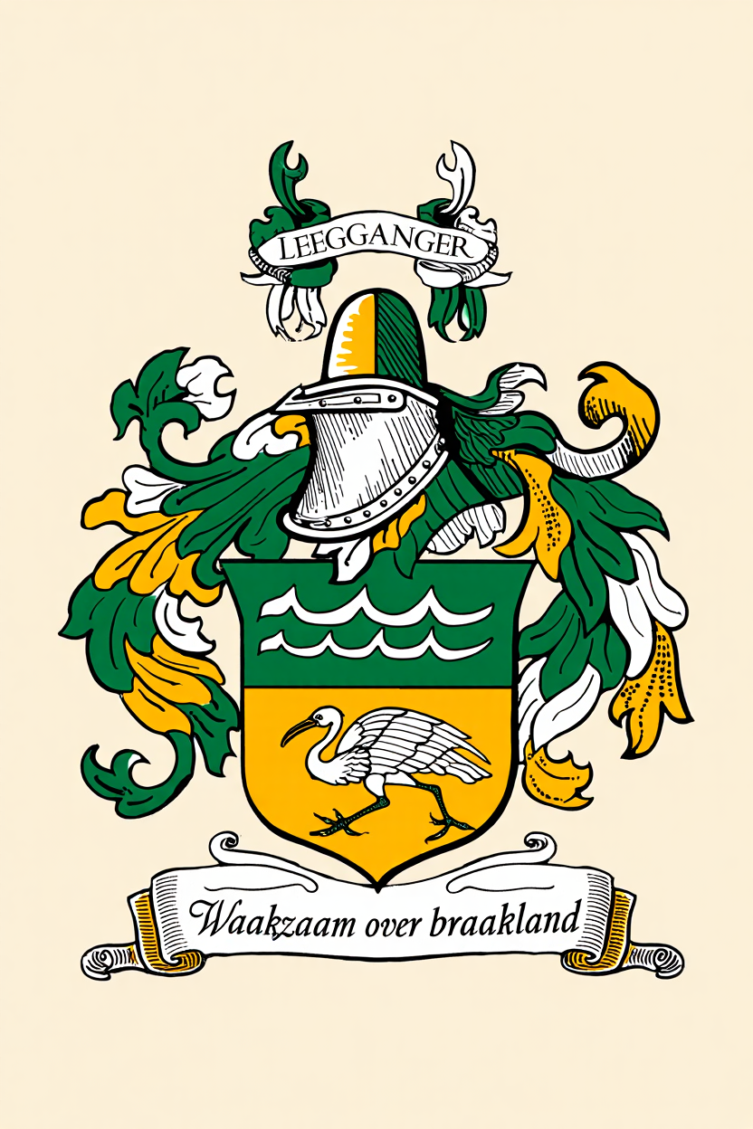 Familiewapen van de achternaam LEEGGANGER (vergrendeld)