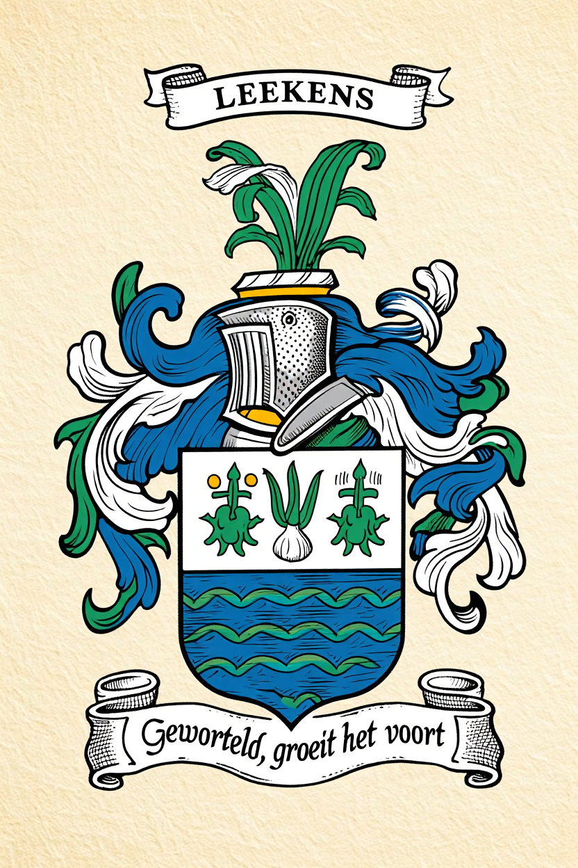 Familiewapen van de achternaam LEEKENS