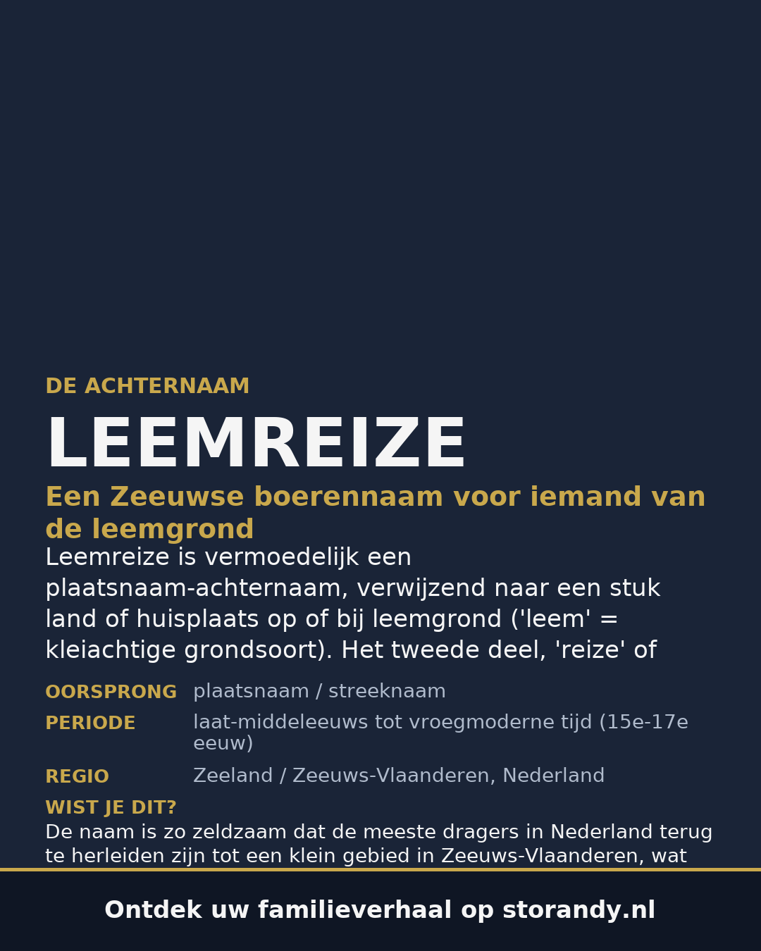 Familiewapen van de achternaam LEEMREIZE