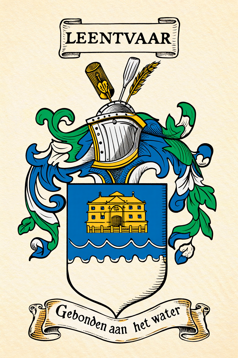 Familiewapen van de achternaam LEENTVAAR (vergrendeld)