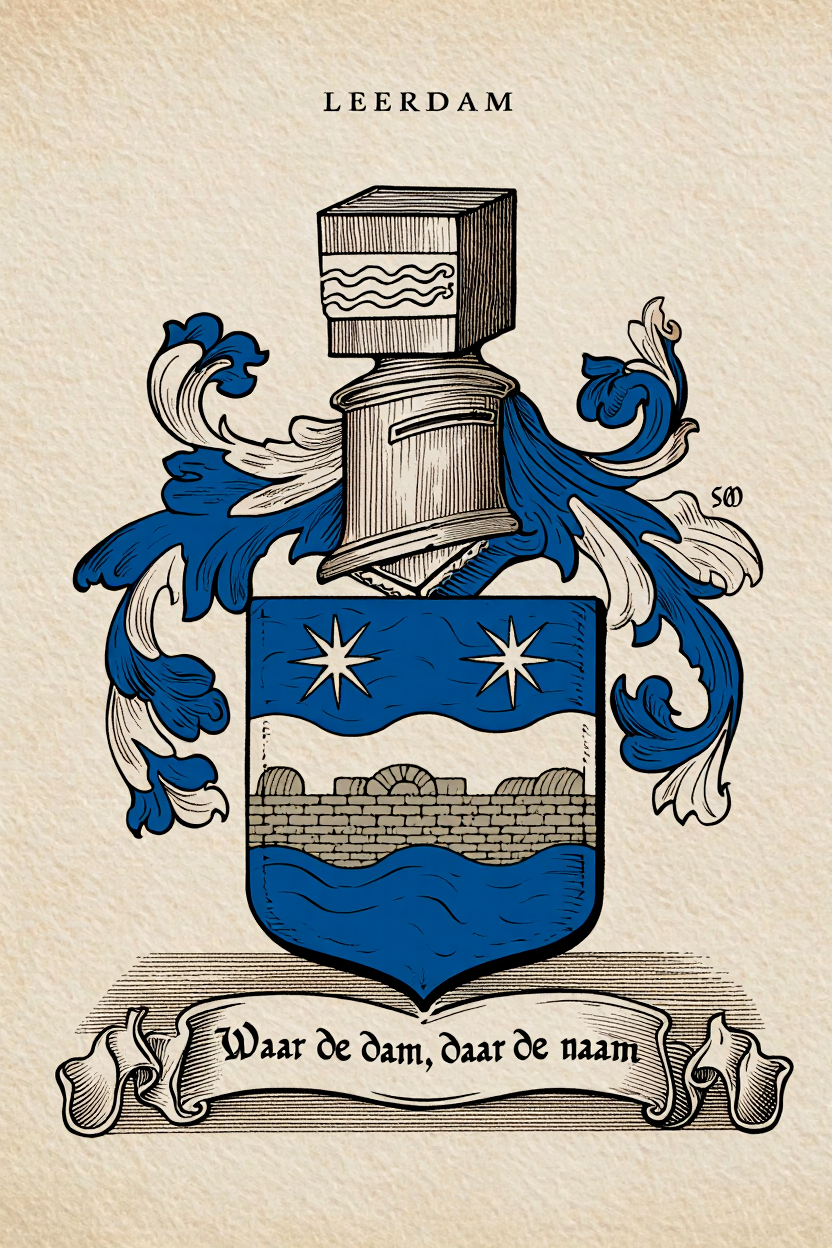 Familiewapen van de achternaam LEERDAM