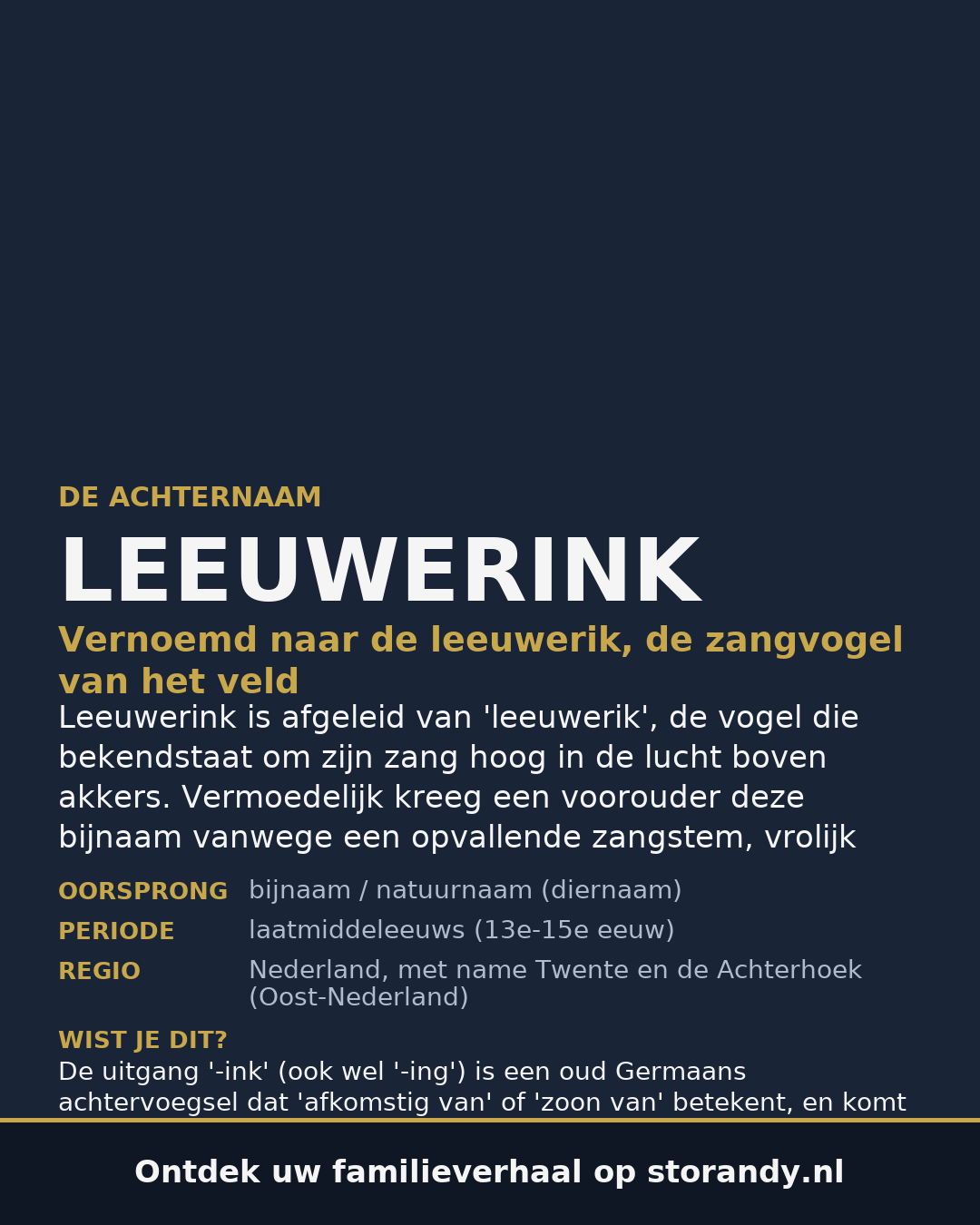 Familiewapen van de achternaam LEEUWERINK