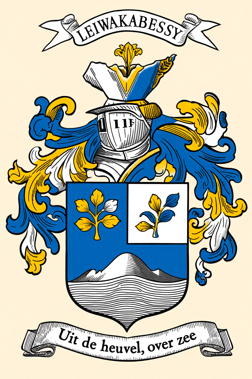 Familiewapen van de achternaam LEIWAKABESSY (vergrendeld)