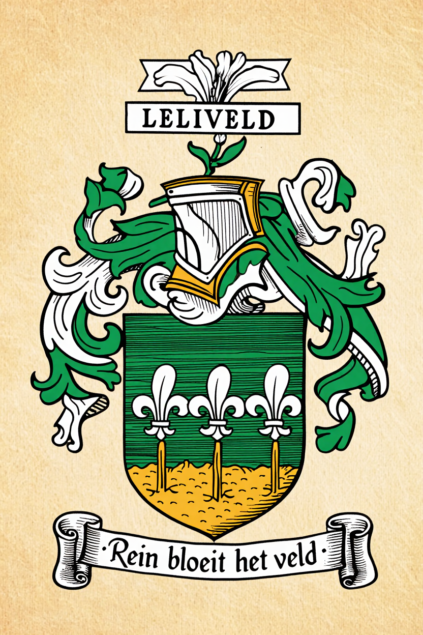Familiewapen van de achternaam LELIVELD