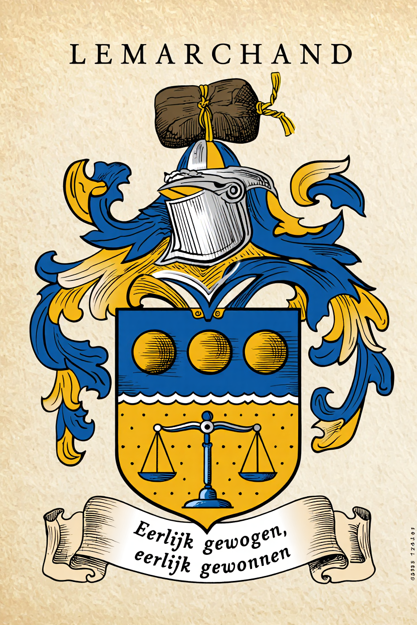 Familiewapen van de achternaam LEMARCHAND