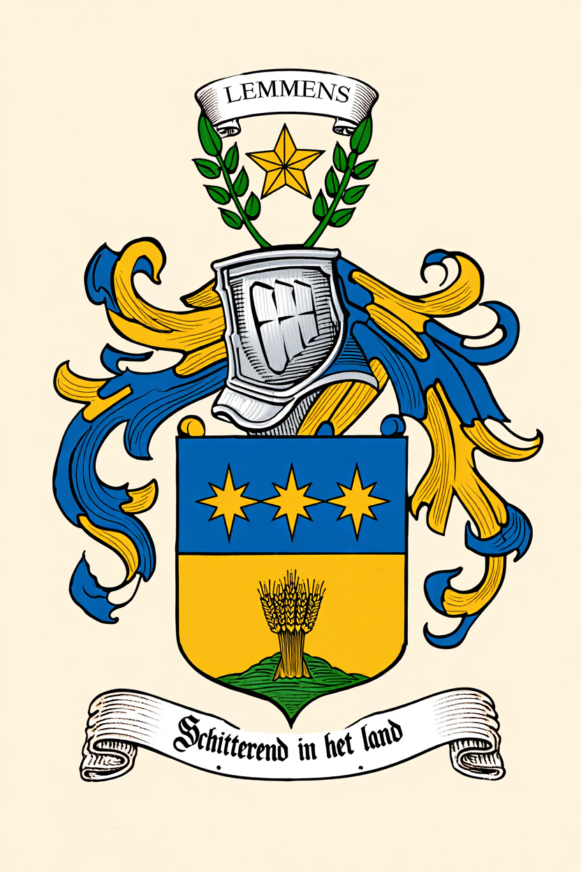 Familiewapen van de achternaam LEMMENS