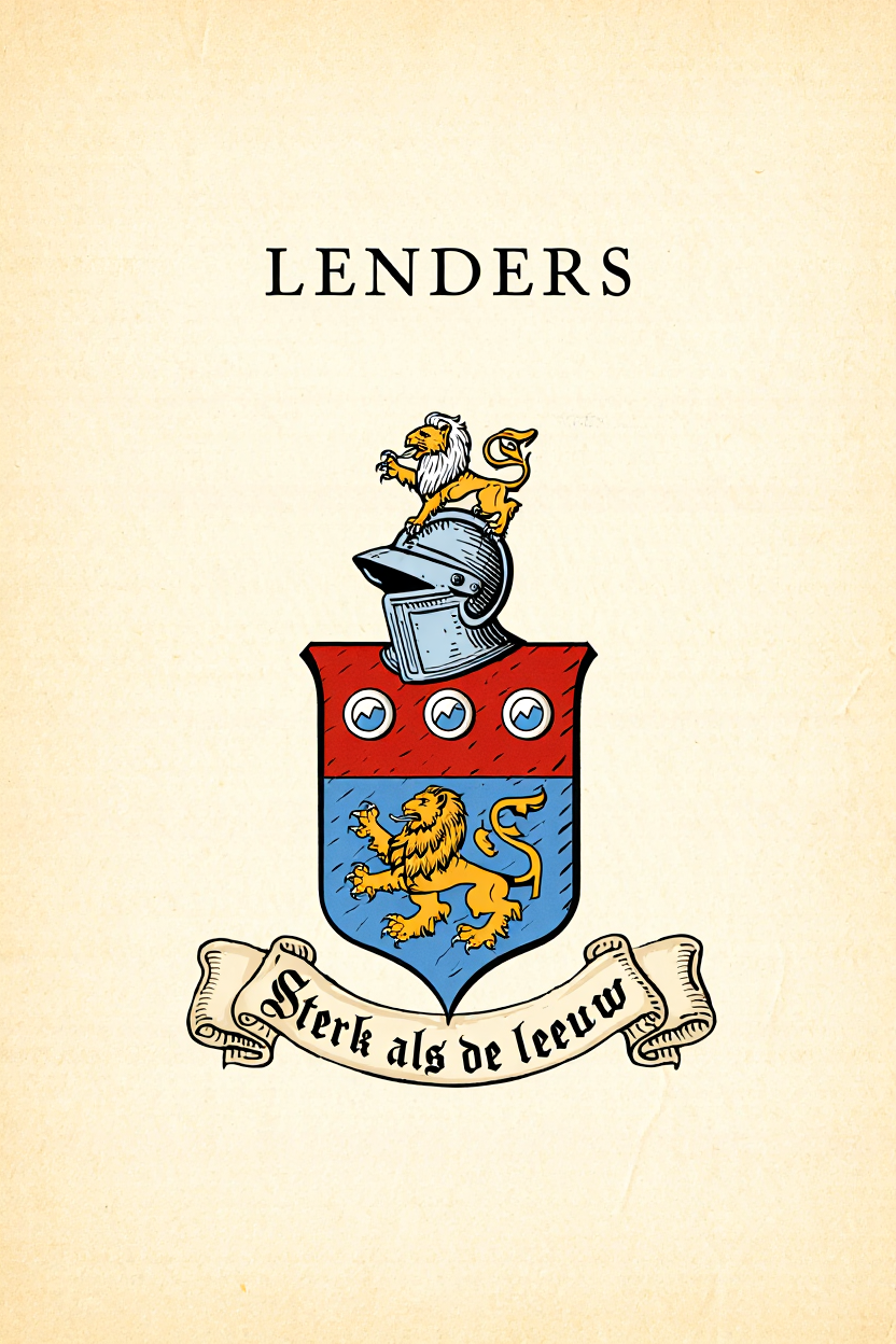 Familiewapen van de achternaam LENDERS