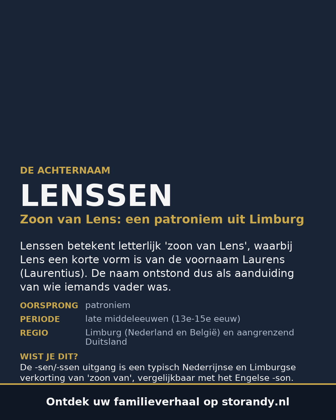 Familiewapen van de achternaam LENSSEN