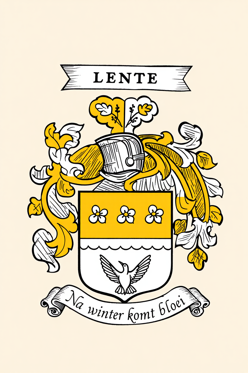 Familiewapen van de achternaam LENTE