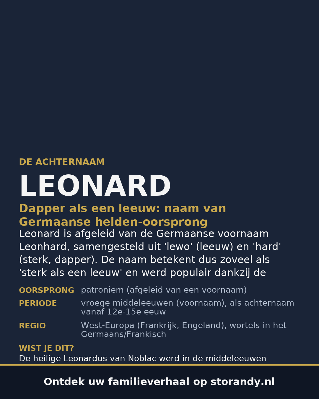 Familiewapen van de achternaam LEONARD