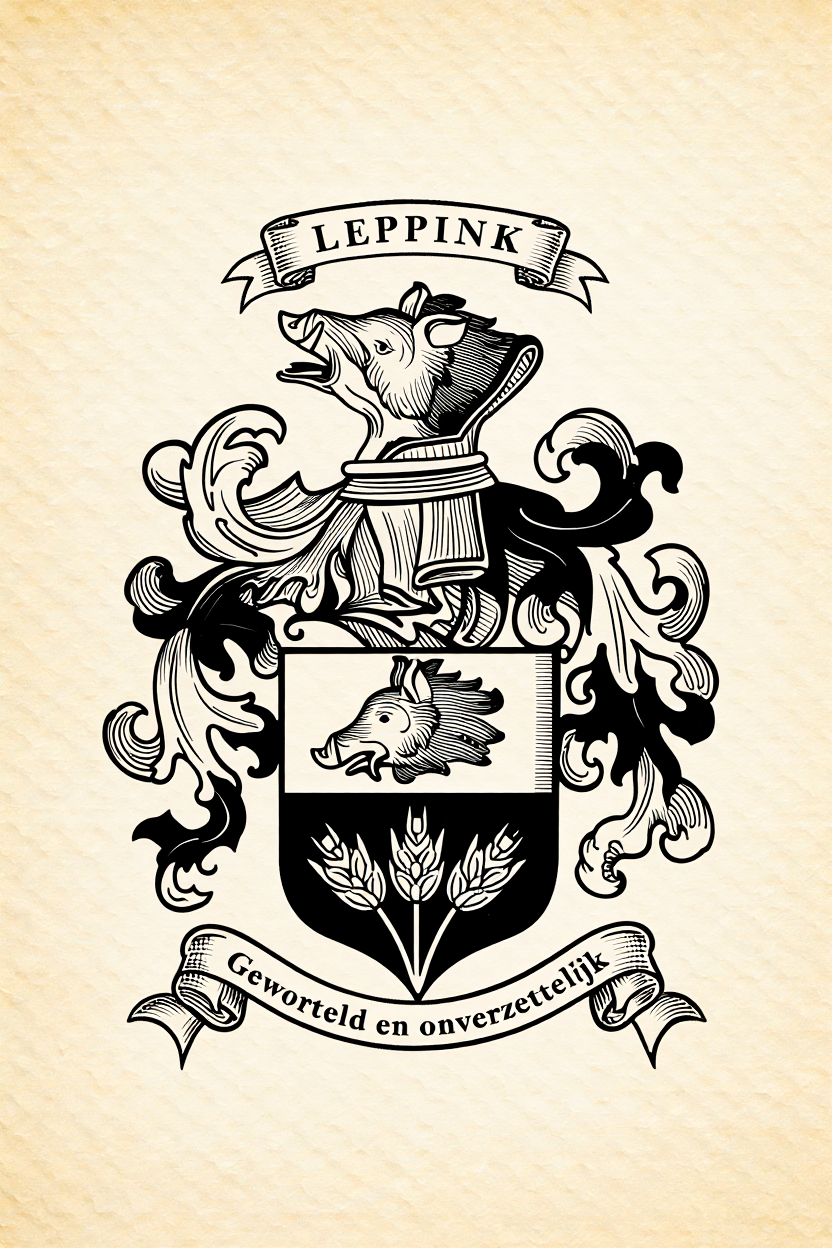 Familiewapen van de achternaam LEPPINK
