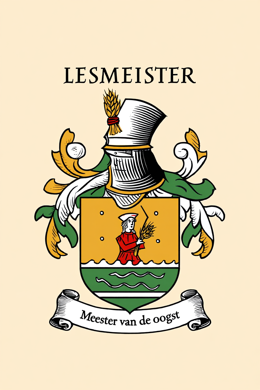 Familiewapen van de achternaam LESMEISTER