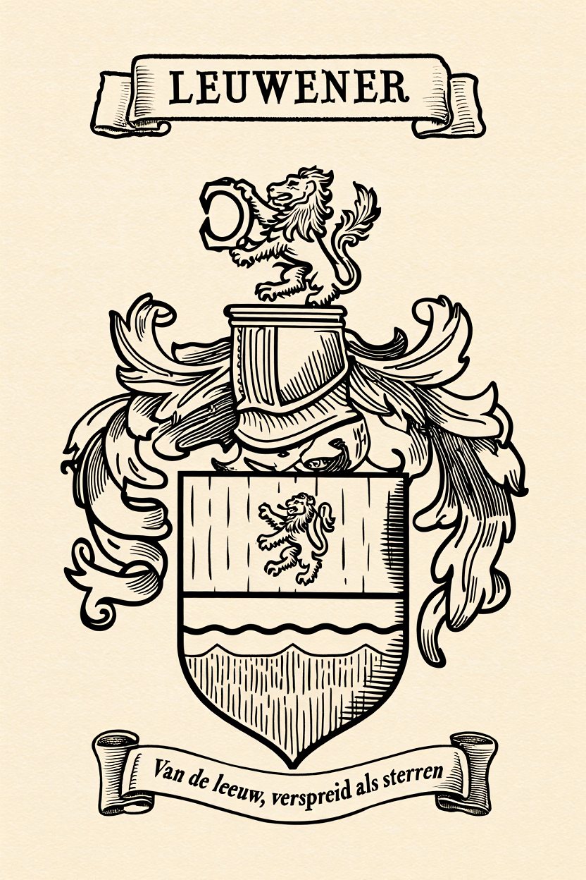 Familiewapen van de achternaam LEUWENER