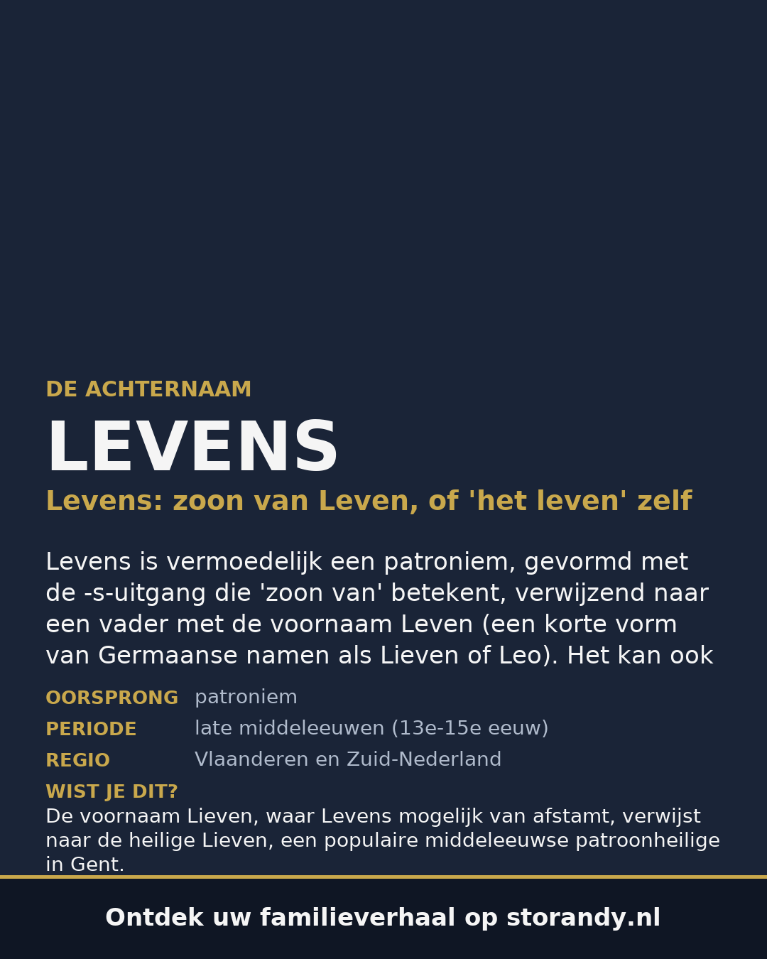 Familiewapen van de achternaam LEVENS