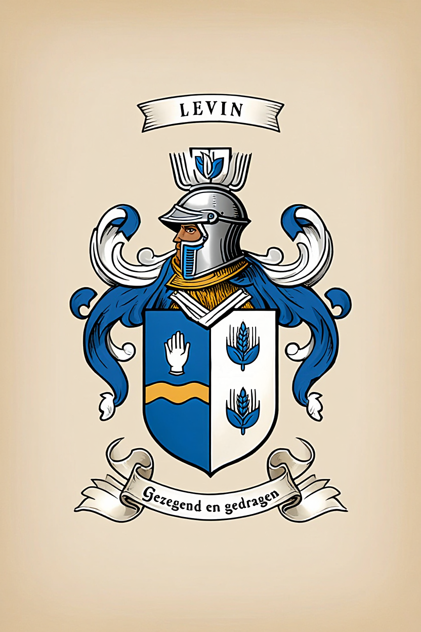 Familiewapen van de achternaam LEVIN