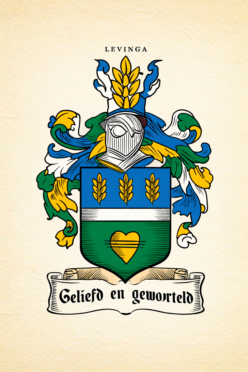 Familiewapen van de achternaam LEVINGA
