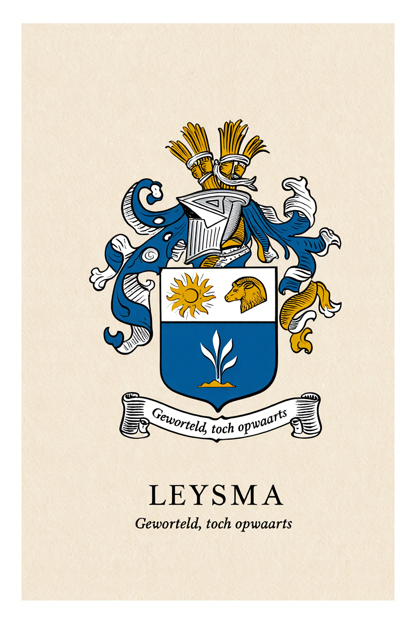 Familiewapen van de achternaam LEYSMA