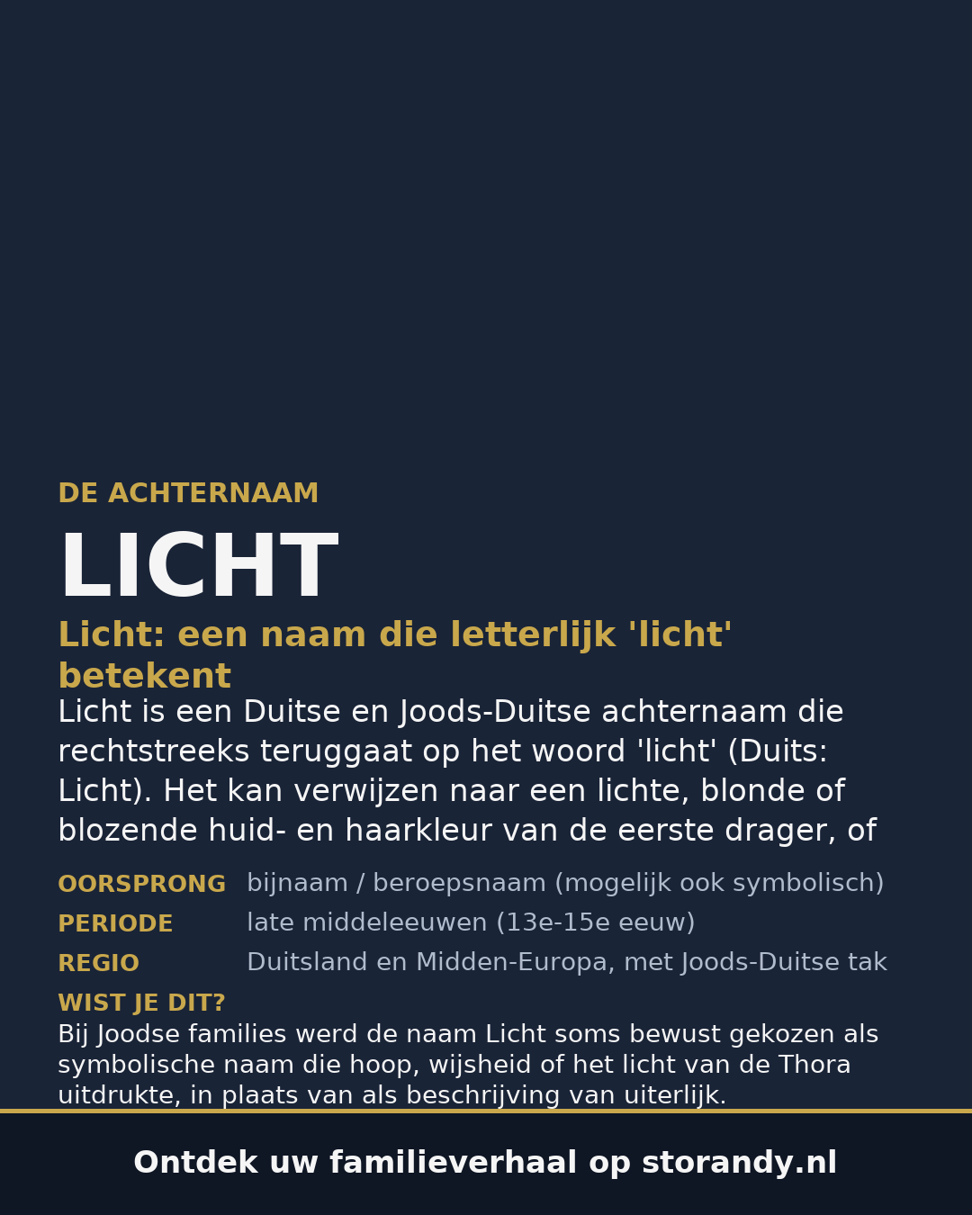 Familiewapen van de achternaam LICHT