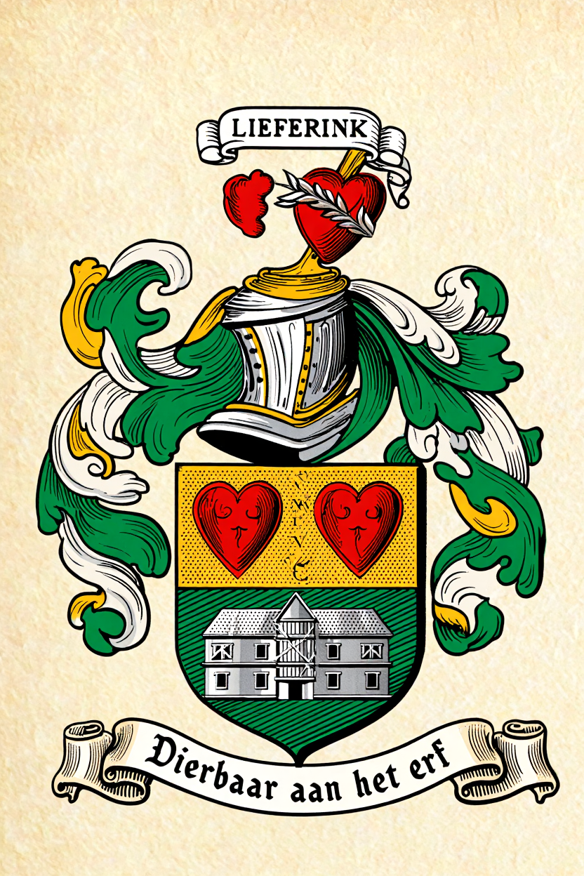 Familiewapen van de achternaam LIEFERINK