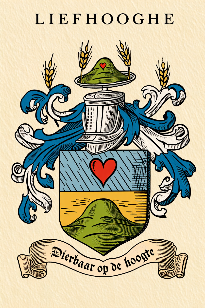 Familiewapen van de achternaam LIEFHOOGHE