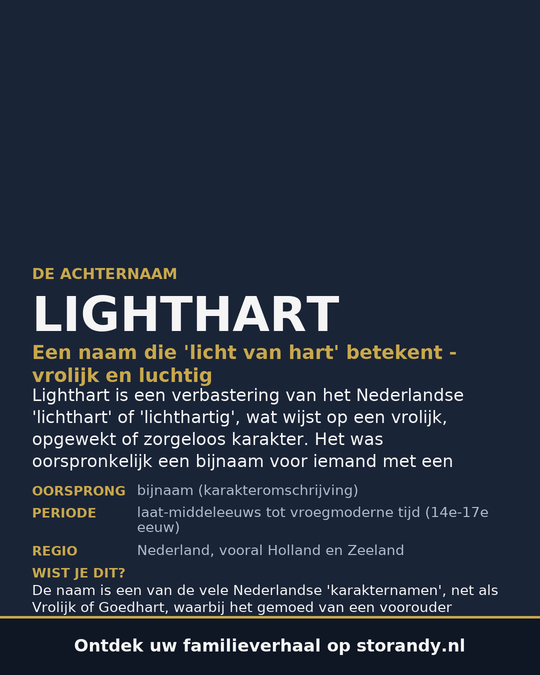 Familiewapen van de achternaam LIGHTHART