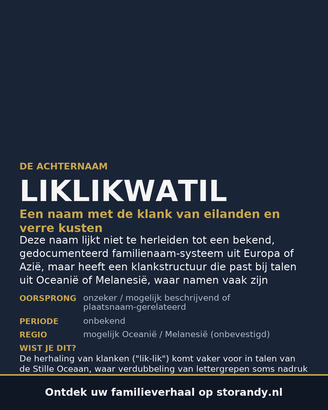 Familiewapen van de achternaam LIKLIKWATIL