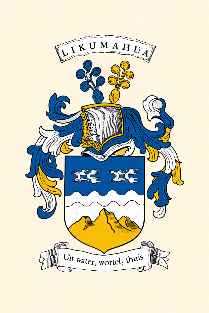 Familiewapen van de achternaam LIKUMAHUA (vergrendeld)